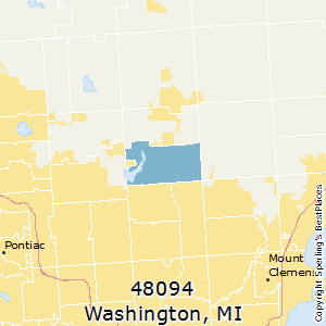 Washington,Michigan County Map