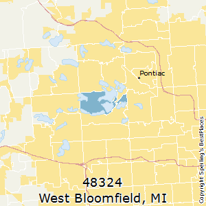 West_Bloomfield,Michigan County Map