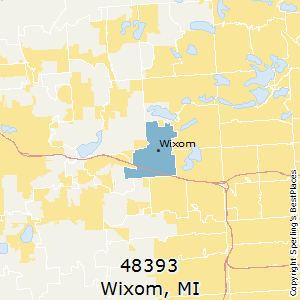 Wixom,Michigan County Map