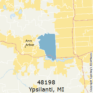 Ypsilanti Zip Code Map Best Places to Live in Ypsilanti (zip 48198), Michigan