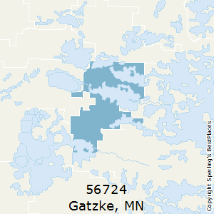 Gatzke,Minnesota County Map