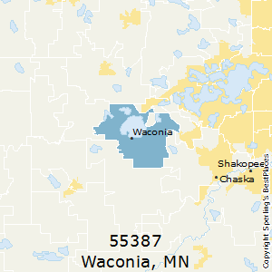 Waconia,Minnesota County Map