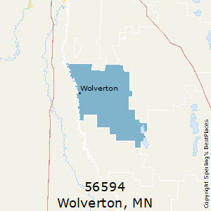 Wolverton,Minnesota County Map