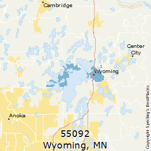 Wyoming,Minnesota County Map