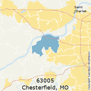 Chesterfield,Missouri County Map