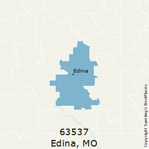 Edina,Missouri County Map