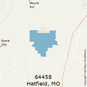 Hatfield,Missouri(64458) Zip Code Map