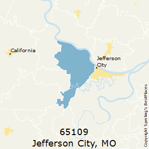 Jefferson City Zip Code Map Best Places To Live In Jefferson City (Zip 65109), Missouri