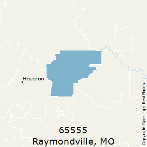 Raymondville,Missouri County Map