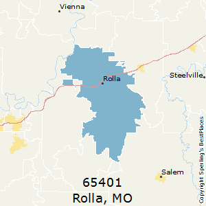 Rolla Mo Zip Code Map Best Places To Live In Rolla (Zip 65401), Missouri