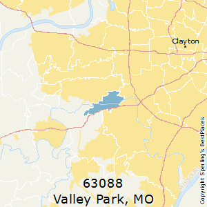 Valley_Park,Missouri County Map