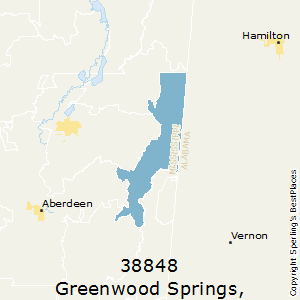 Greenwood_Springs,Mississippi County Map