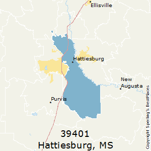 Hattiesburg Zip Code Map Best Places To Live In Hattiesburg (Zip 39401), Mississippi