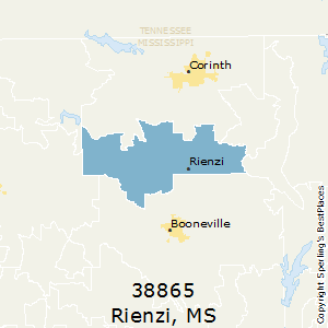 rienzi ms city limit sign