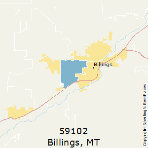 Billings,Montana County Map