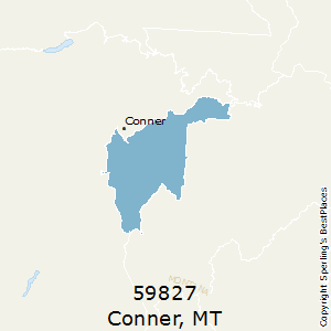Conner,Montana County Map