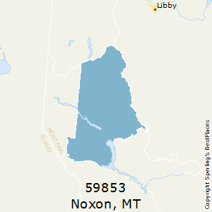 Noxon,Montana County Map