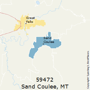 Sand_Coulee,Montana County Map