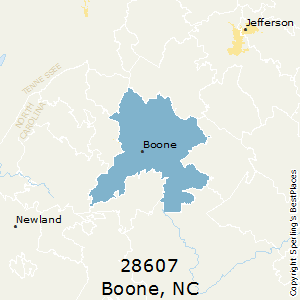 Boone,North Carolina County Map