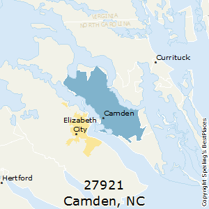 Camden,North Carolina County Map