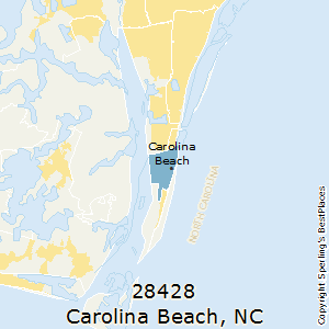 Carolina_Beach,North Carolina County Map