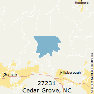 Cedar_Grove,North Carolina County Map