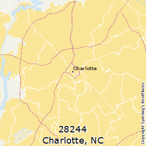 Charlotte,North Carolina County Map