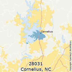 Cornelius,North Carolina County Map