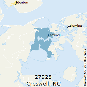 Creswell,North Carolina County Map