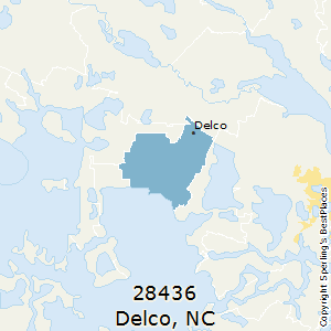 Delco,North Carolina County Map