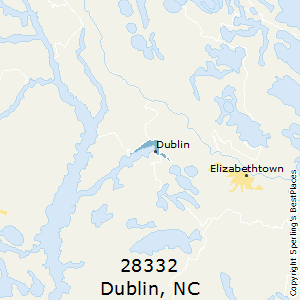 Dublin,North Carolina County Map