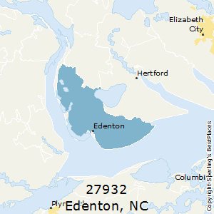 Edenton,North Carolina County Map