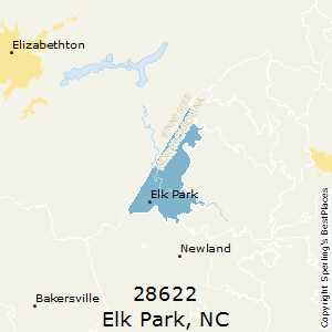 Elk_Park,North Carolina County Map