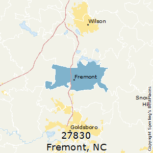 Fremont,North Carolina County Map