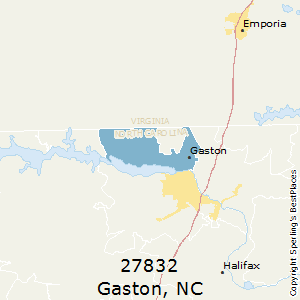 Gaston,North Carolina County Map