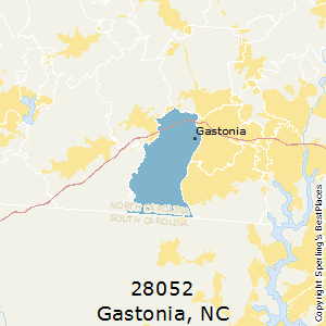 Gastonia,North Carolina County Map