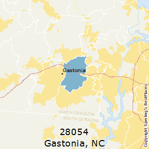 Gastonia,North Carolina County Map