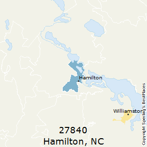 Hamilton,North Carolina County Map