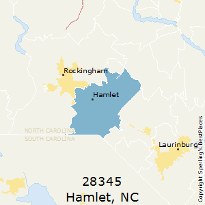 Hamlet,North Carolina County Map