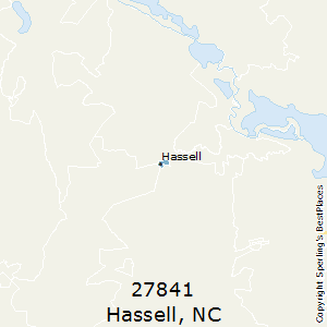 Hassell,North Carolina County Map
