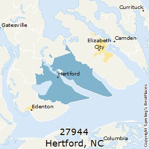 Hertford,North Carolina County Map