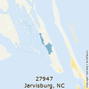 Jarvisburg,North Carolina County Map