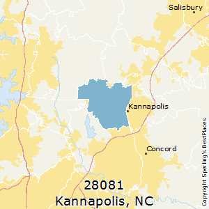 Kannapolis,North Carolina County Map