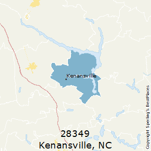 Kenansville,North Carolina County Map