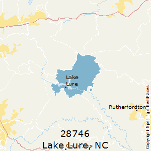 Lake_Lure,North Carolina County Map