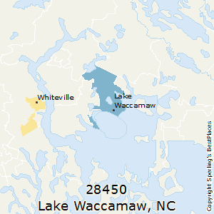 Lake_Waccamaw,North Carolina County Map