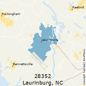 Laurinburg,North Carolina County Map