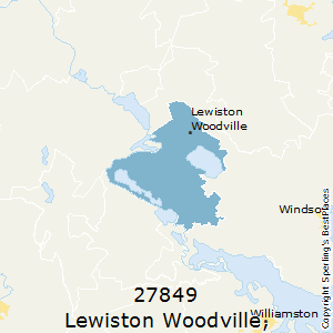 Lewiston_Woodville,North Carolina County Map