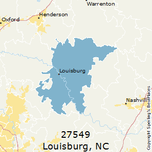 Louisburg,North Carolina County Map
