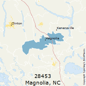 Magnolia,North Carolina County Map